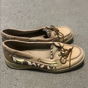 Sperry Tan and Brown Loafers